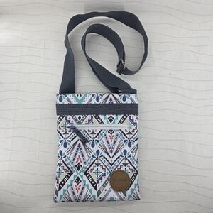 Dakine Womens Multicolor Geo Crossbody Bag Purse